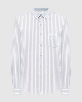 Florentino Striped linen shirt 126720611851