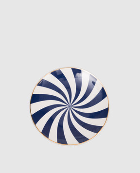 Bitossi Home White porcelain saucer Wheel ABR00061
