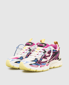 Off-White OW Be Right Back beige logo combination sneakers OWIA289S26FAB006