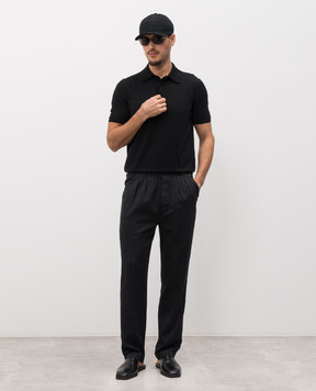 Tom Ford Black polo KPS035YMC040