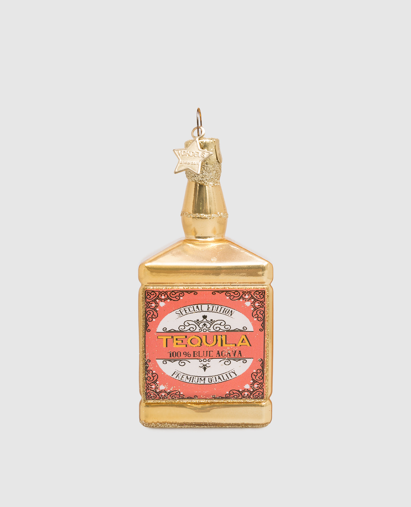 

Tequila Bottle Christmas Tree Ornament Vondels, Golden