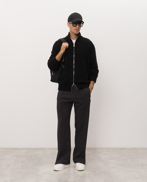 Givenchy Black wool and cashmere cardigan BMK01H4YRM