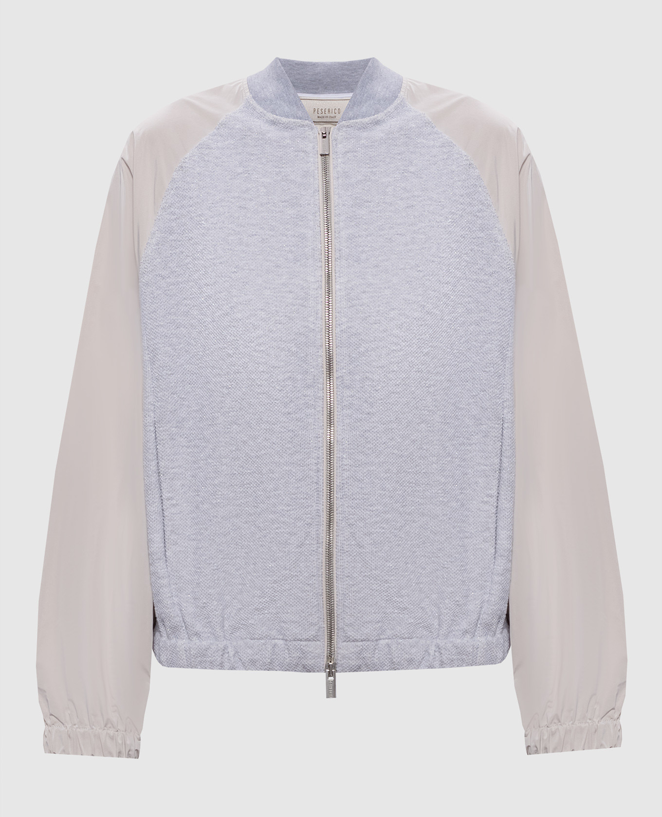 Gray sports jacket with lurex