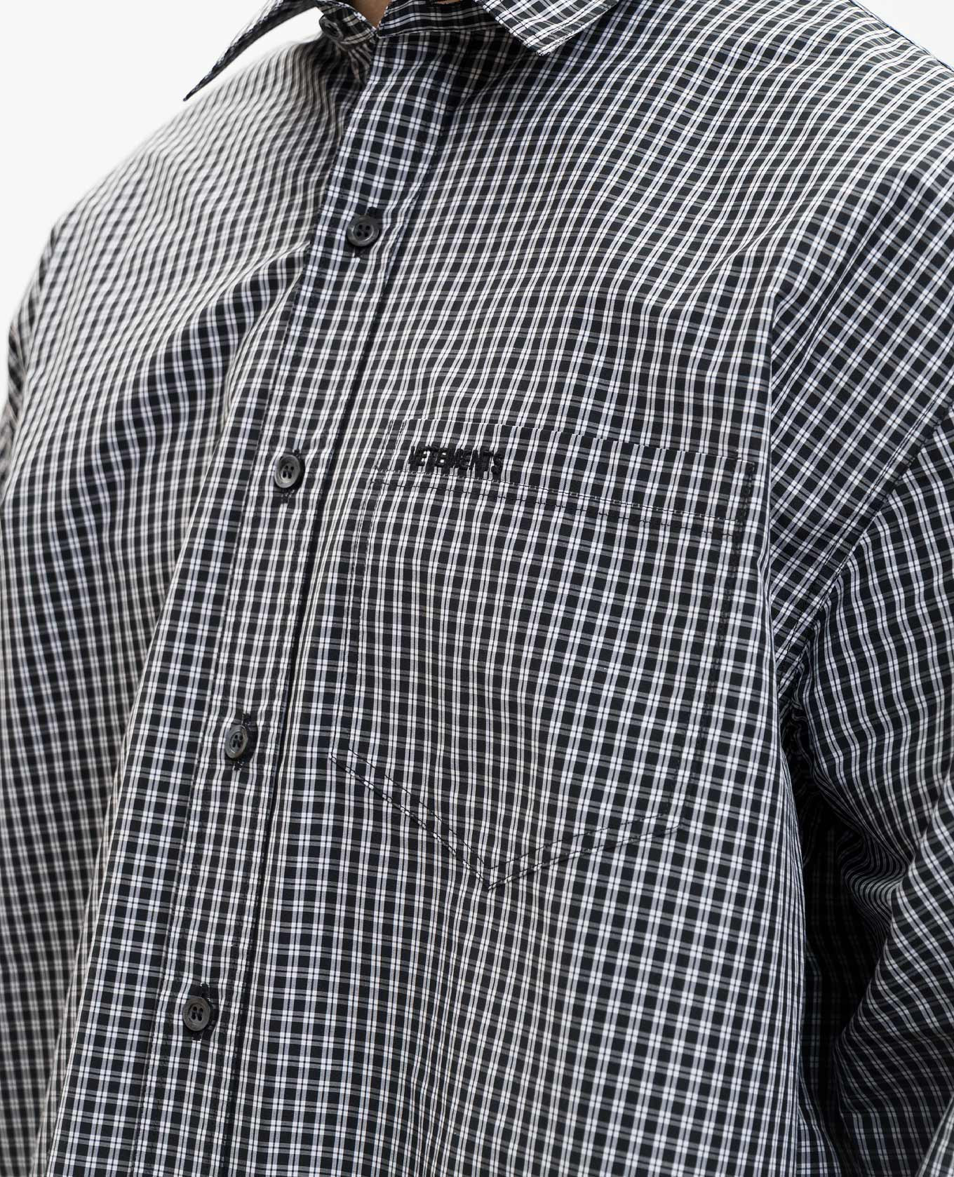 Black checkered shirt Vetements 5