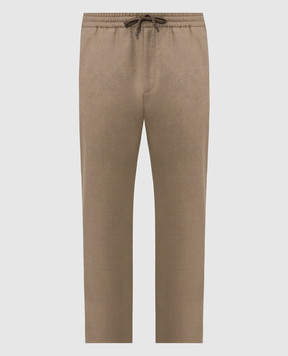 Agnona Beige wool pants T710U6YU1142