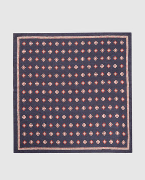Brunello Cucinelli Reversible printed silk pachet scarf MI8950091