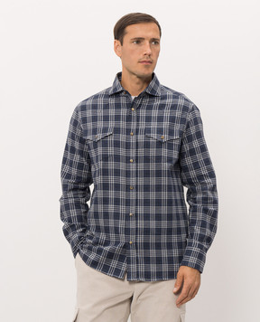 Brunello Cucinelli Blue checkered button-down shirt MY6554008