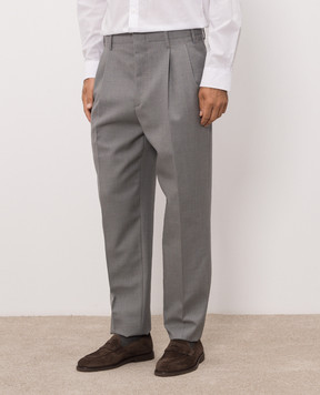 Brunello Cucinelli Gray wool pants ME267S2440