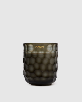 Onno Eternal S candle with Ginger Fig scent in a glass candle holder ON701G