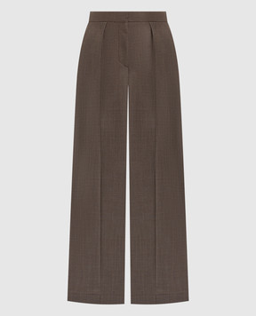JOSEPH Alanel brown wool pants JF009406