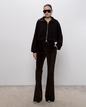 Jacob Lee Brown cashmere cardigan WWCJ0015AW26BRSM