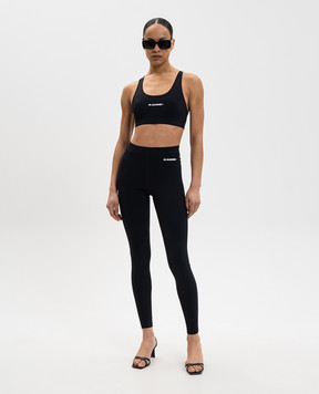 Jil Sander Black leggings with logo J40KA0270J20031