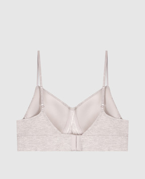 Palm Angels Grey bodice with logo patch PLA1UWTP08SI