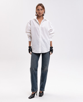 Magda Butrym White shirt with monogram KOSZULA01117926