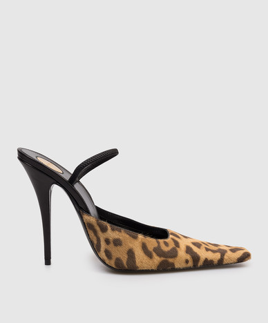 Mules in pelle marrone TUILERIES