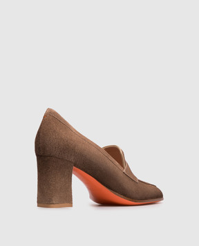 Santoni Brown suede shoes WDOR72446HI2NAEA