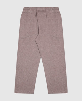 Brunello Cucinelli Children's sports pants with lurex BD983E668C