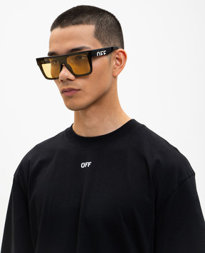 Off-White Black Columbus sunglasses OW10011018146