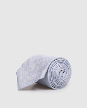 Pini Parma Blue silk tie 60594202