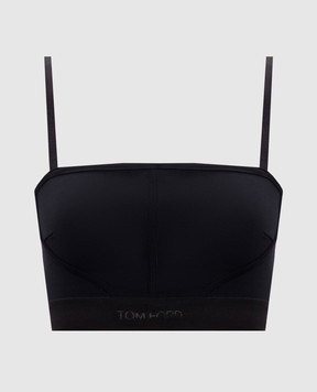 Tom Ford Black top with logo pattern TSJ472JEX166