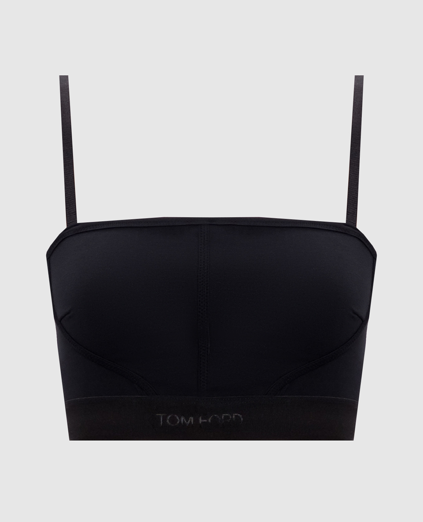

Black top with logo pattern Tom Ford