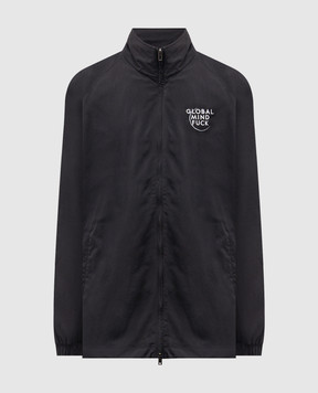 Vetements Black jacket with contrast embroidery ME76GJ121B