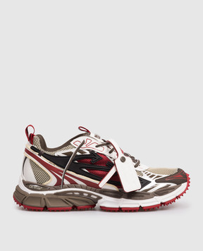 Off-White Be Right Back Mesh Logo Combo Sneakers OMIA295S26FAB002