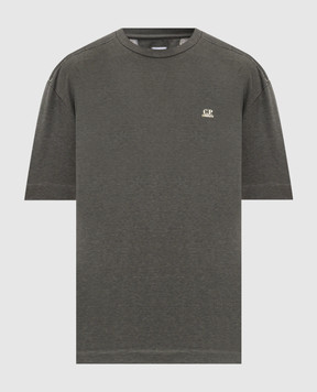 C.P. Company Grey T-shirt with logo print MTS192A110643P