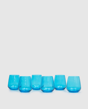 La Reine Set of blue glasses JOY 6 pcs JOYDOF