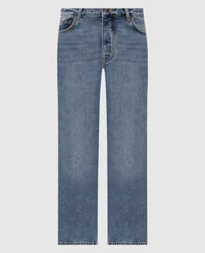 Off-White Blue jeans with brand embroidery 44MYA19DF26D004