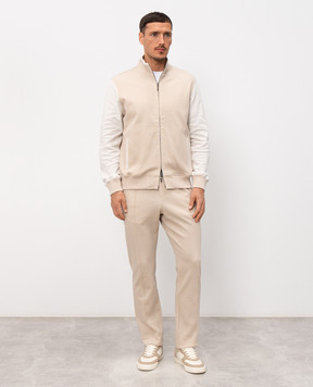 CAPOBIANCO Beige tracksuit with logo engraving 20M458MG00C20M707MG00