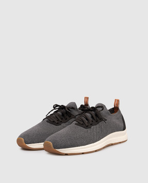 Enrico Mandelli Gray combination sneakers 0WALKC6057