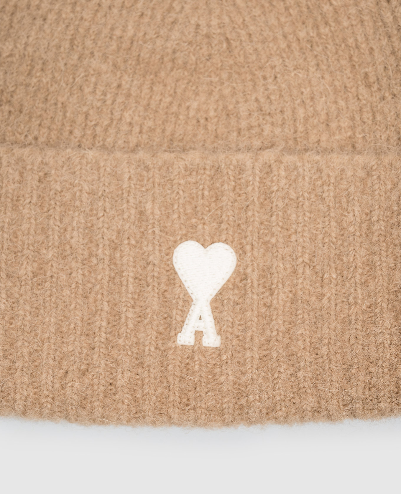 Beige alpaca wool hat Ami Paris 4
