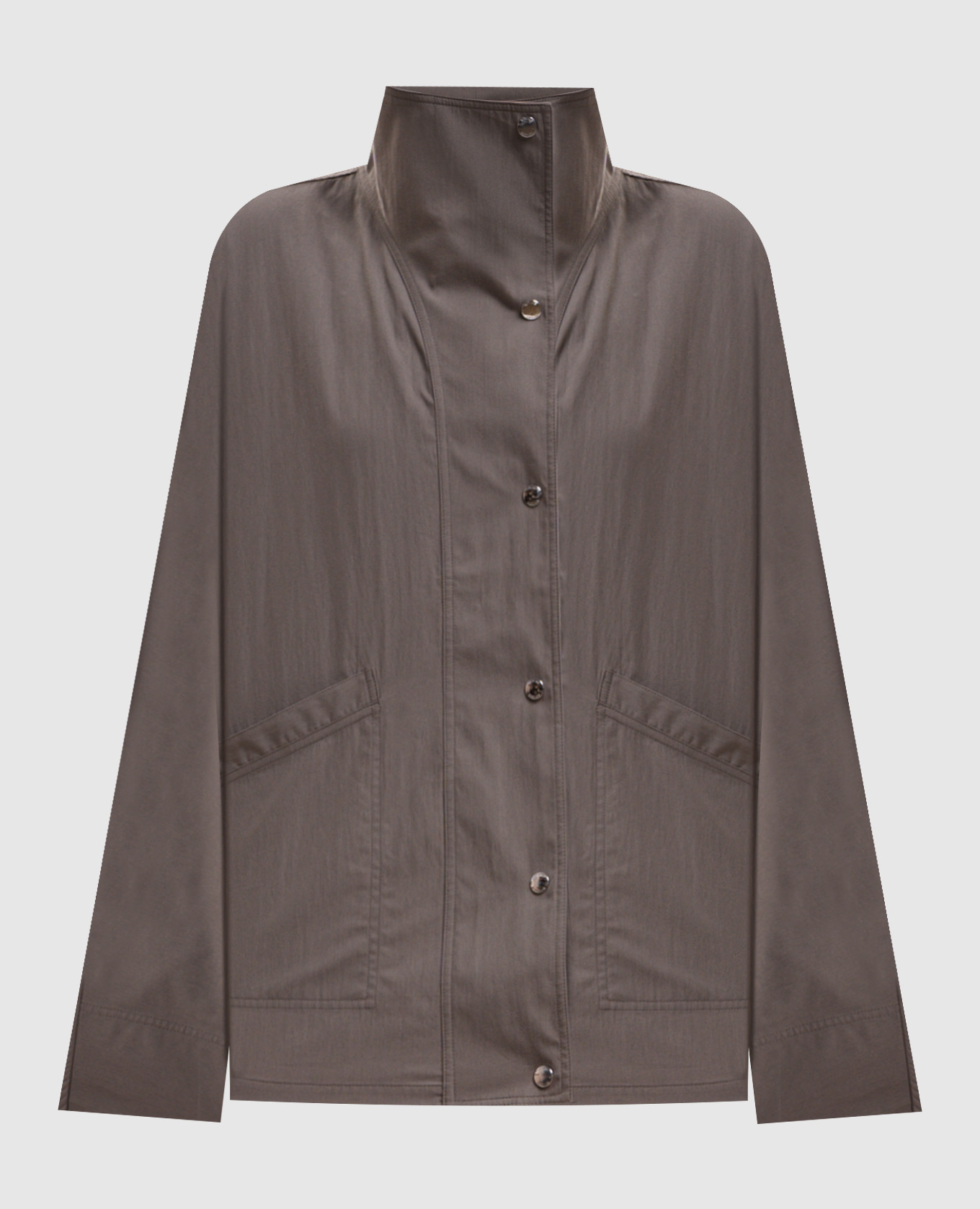 Khaki windbreaker