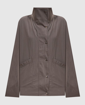 Toteme Khaki windbreaker 253WRO0222FB0427