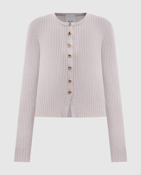 Allude Beige wool and cashmere cardigan 26517080