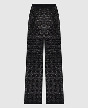 Loulou de Saison Black openwork pants EGEO EGEO