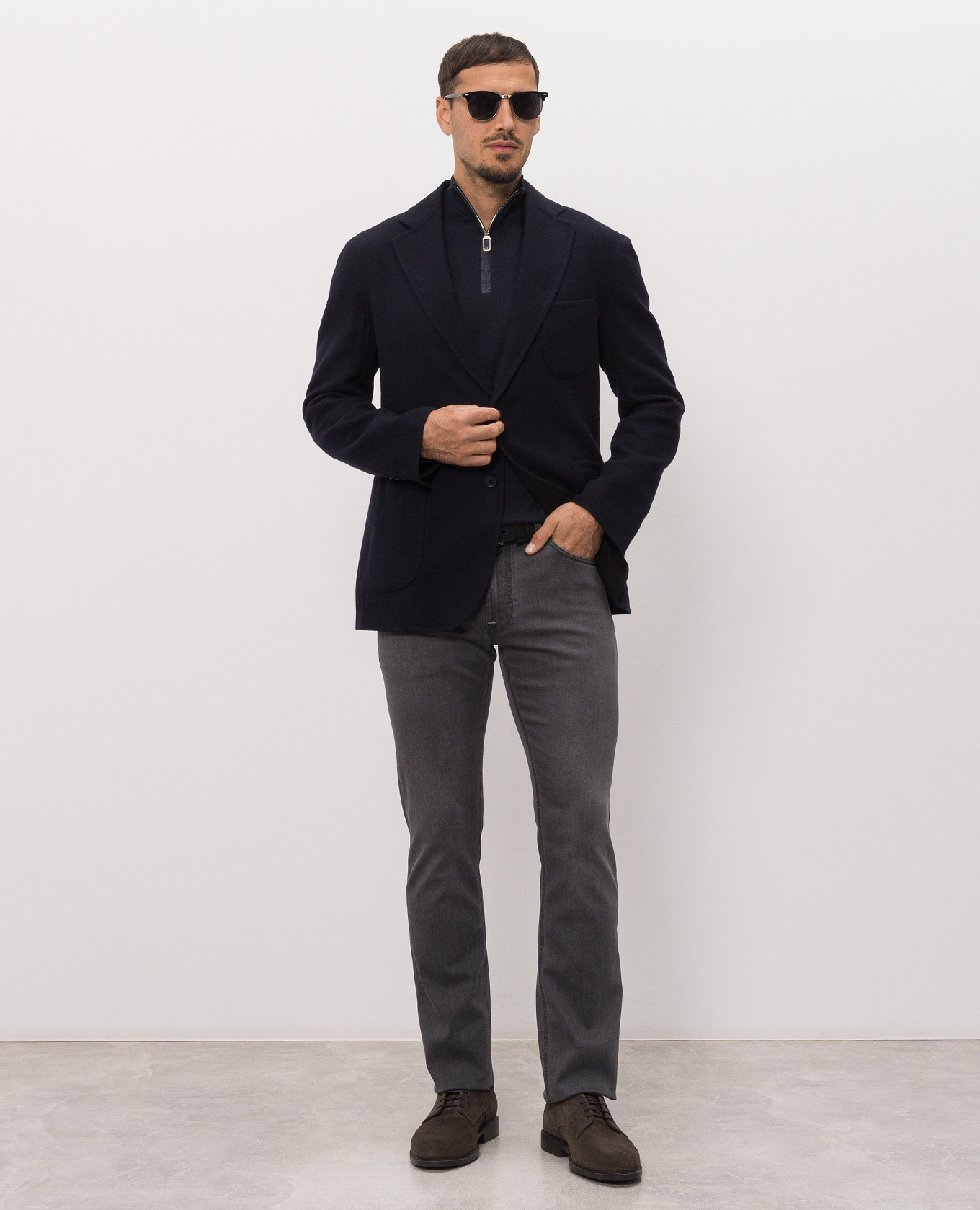 Blue blazer made of wool, cashmere and silk Stefano Ricci 2