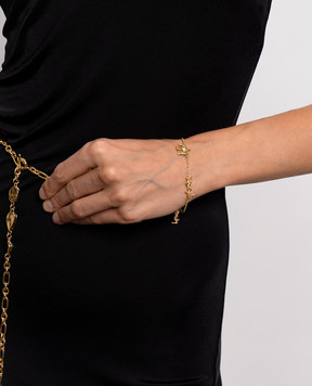Saint Laurent Dove gold chain bracelet A003IOY1500