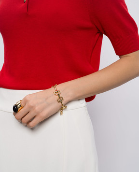 Reco Gold bracelet with pendant BR1182P