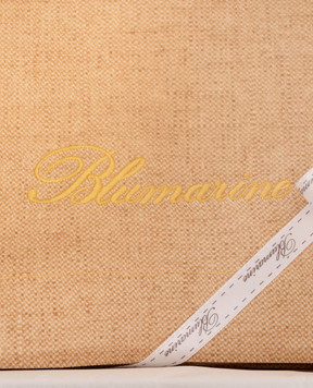 Blumarine Home Yellow Sorgente tablecloth with embroidery W0200250024