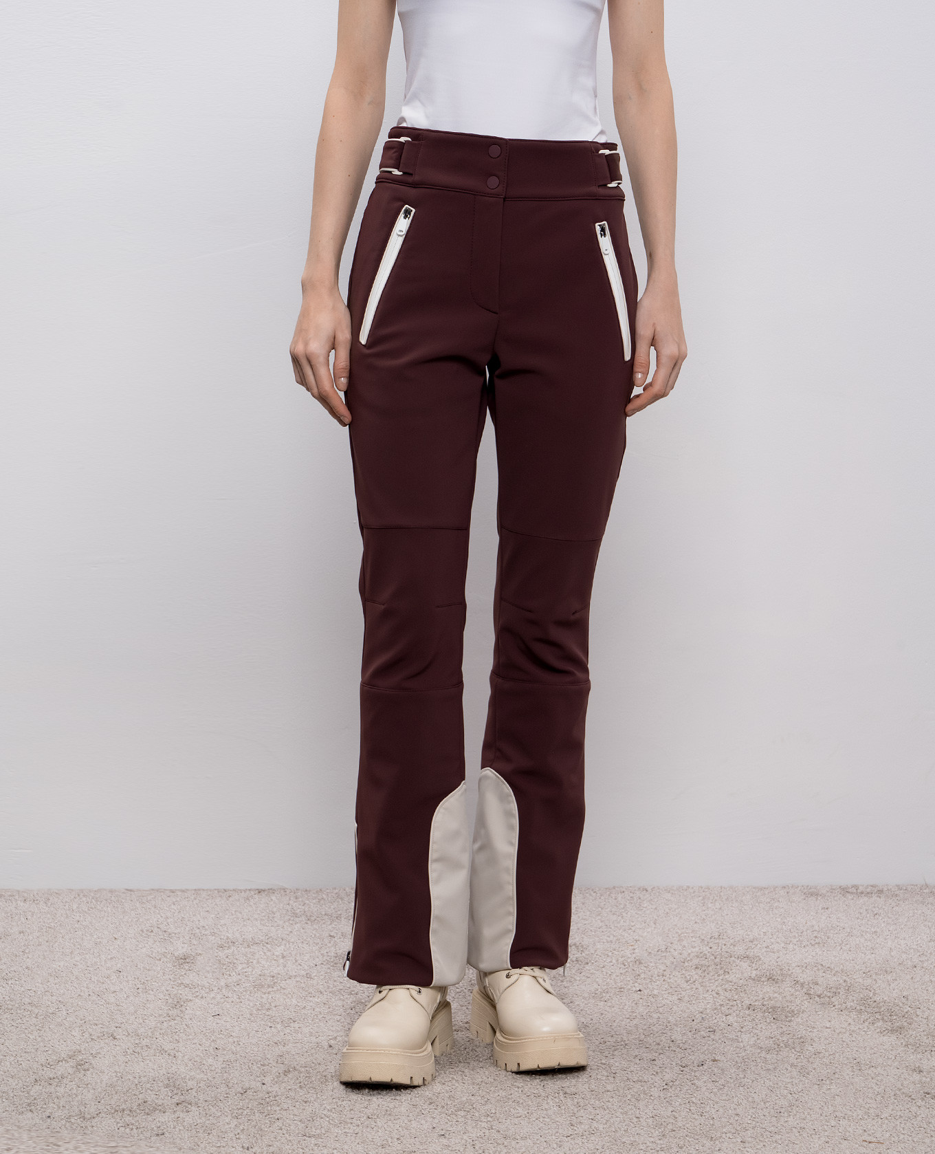 

Burgundy ski pants Brunello Cucinelli