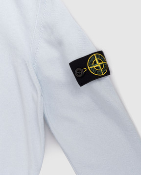 Stone Island Children's blue jumper with logo L1S165100001S00B268