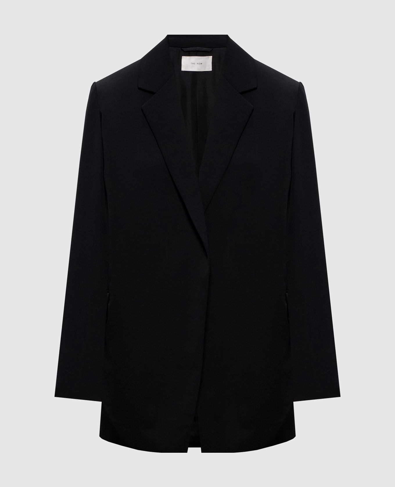 

Black Delvin wool jacket The Row