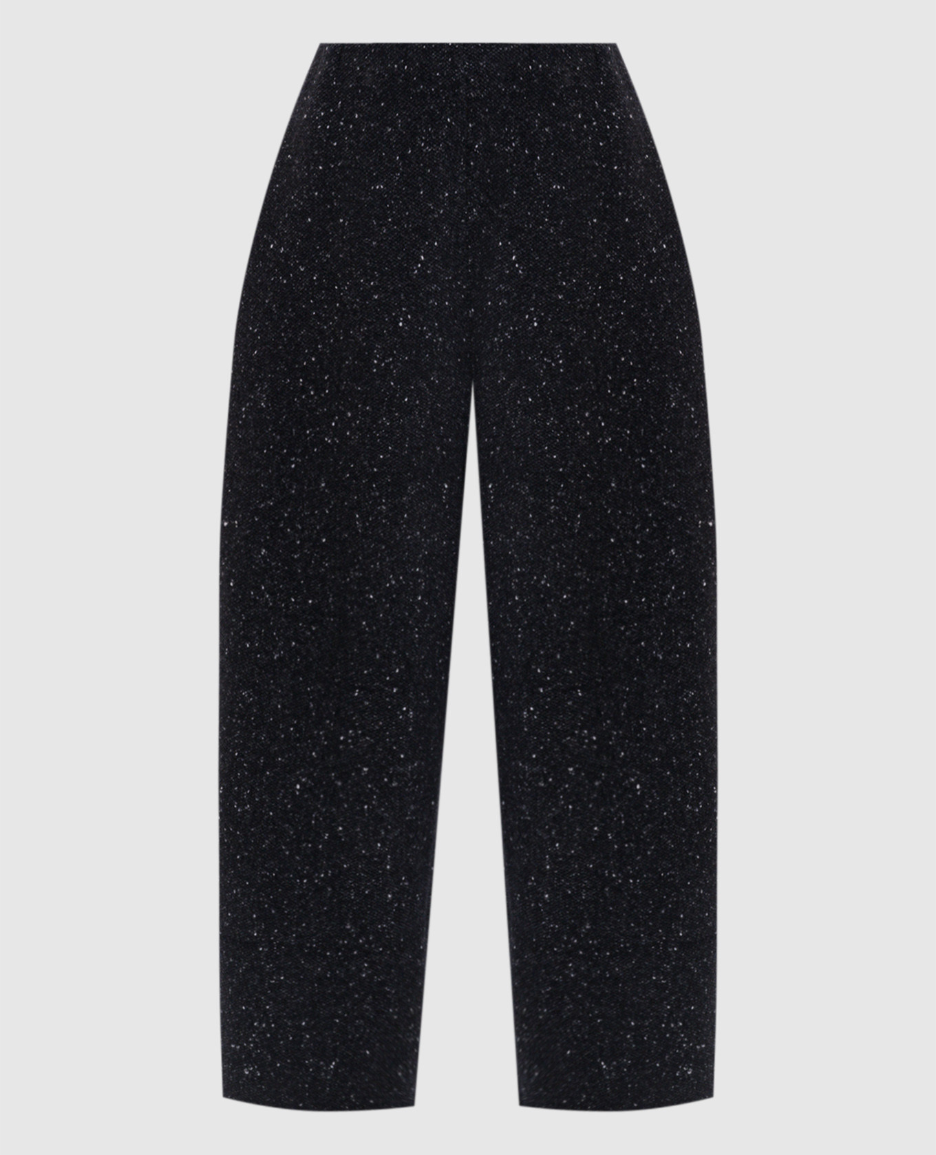Blue pants with wool and cashmere