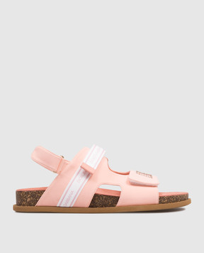Dolce&Gabbana Children's pink sandals with monogram D11331A3G643738