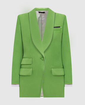 Tom Ford Green silk and wool jacket GI3104FAX1742