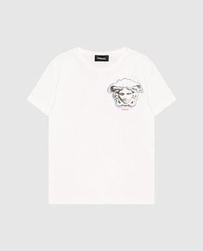 Versace Children's white Medusa T-shirt 10182931A16786