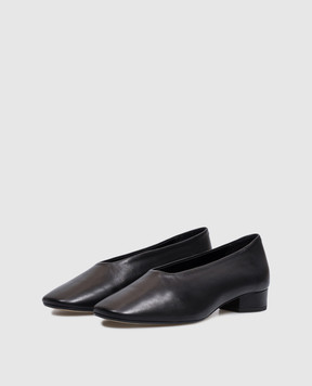 Aeyde Delia black leather shoes PUGELR25CH0221800007