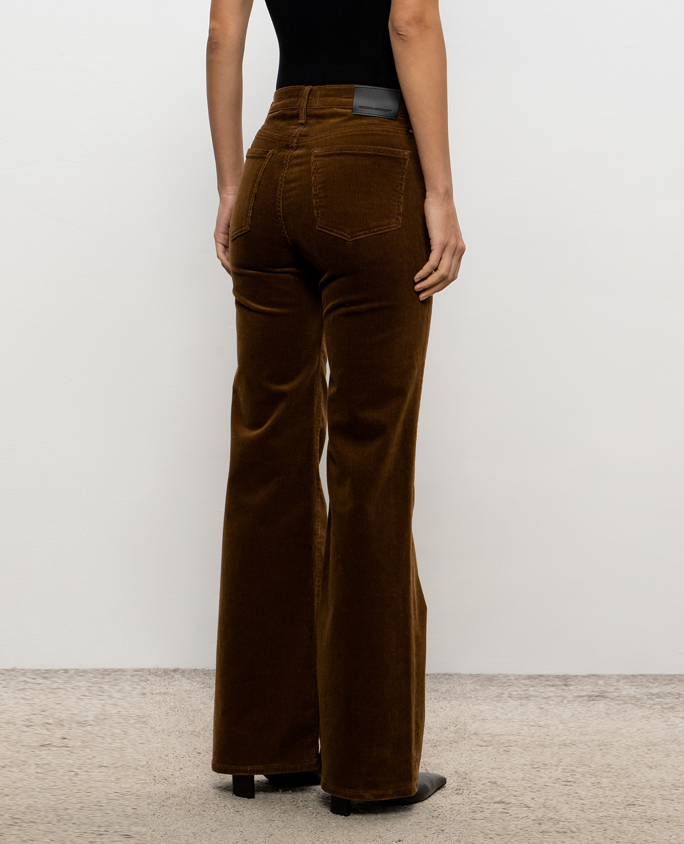 Kimberly Brown Corduroy Flare Pants CITIZENS OF HUMANITY 4